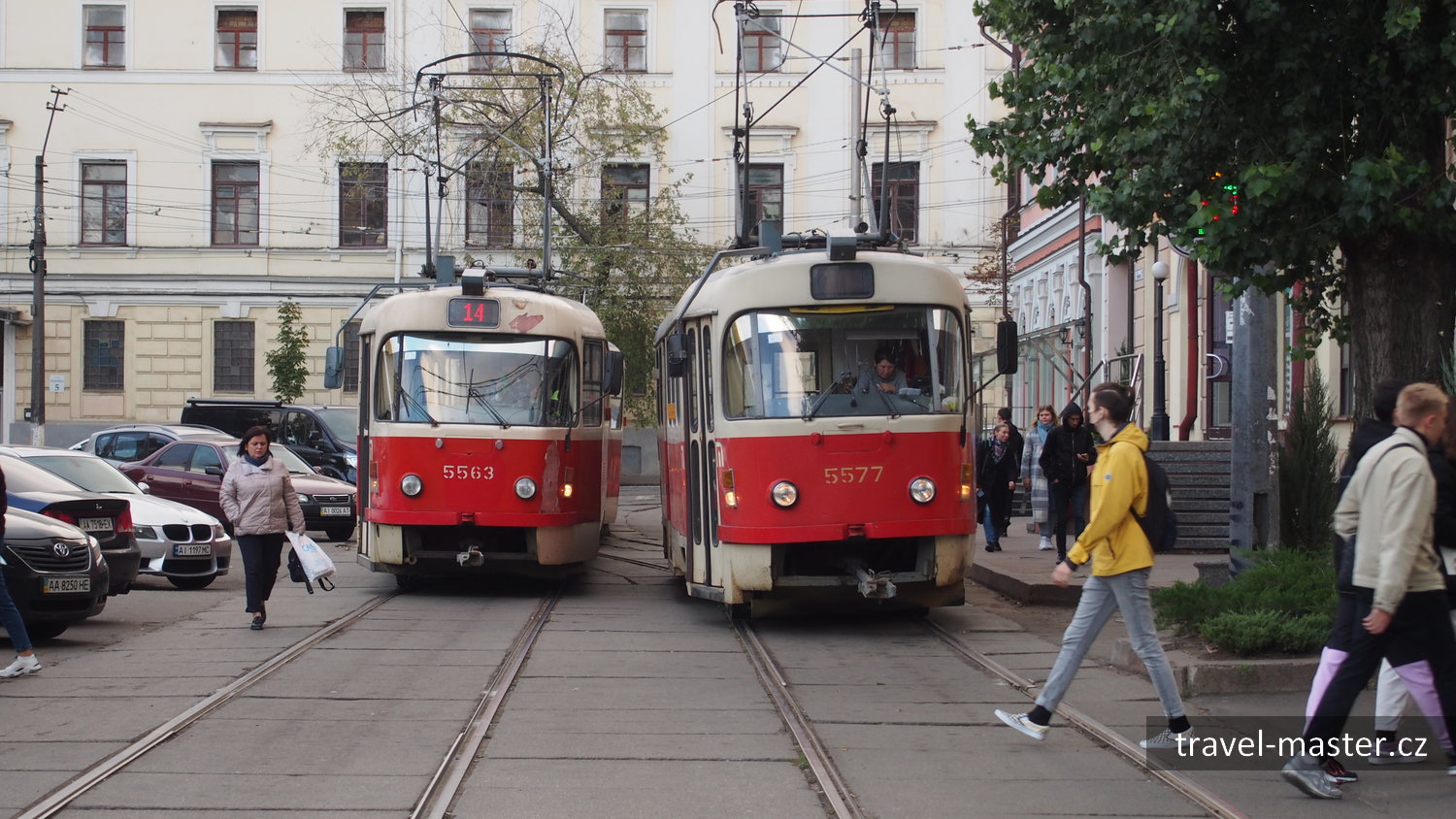 Pražské tramvaje v Kyjevě