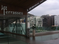 Výhled z obchodního domu Confluence v Lyonu