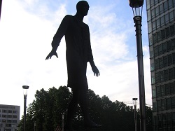 Bezejmenná socha v Bruselu